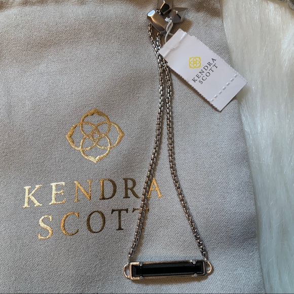 Kendra Scott Stan Bracelet- NWT - Black & Silver - Picture 3 of 10